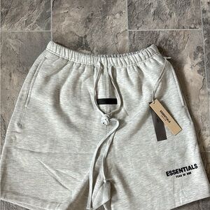 Fear of God Gray Athletic Shorts with Elastic Waistband
